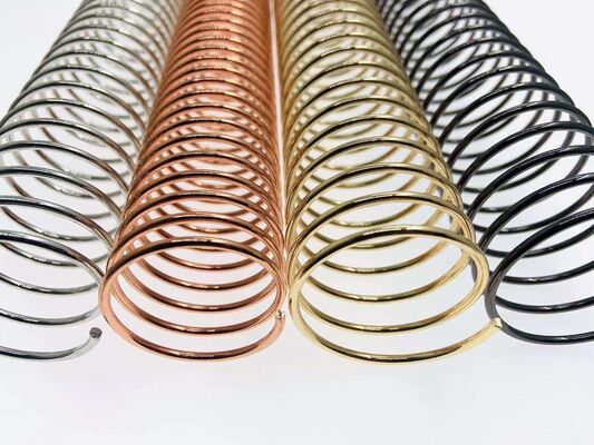 32mm Inner Diameter 1-1/4'' 2.0mm Wire Diameter Metal Spiral Binding Coil