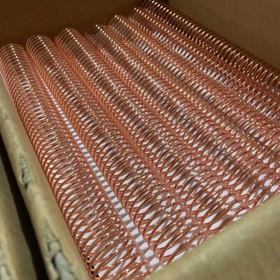 CPST Approval 38.6mm Metal Spiral Binding Coils For Calendar