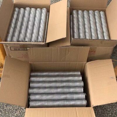 50.8mm Electroplated Metal Spiral Binding Coil For Notebook