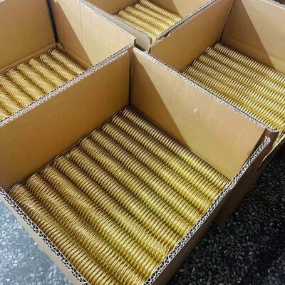 44.5mm 48 Turns Electroplated Metal Spiral Coils For Book Binding