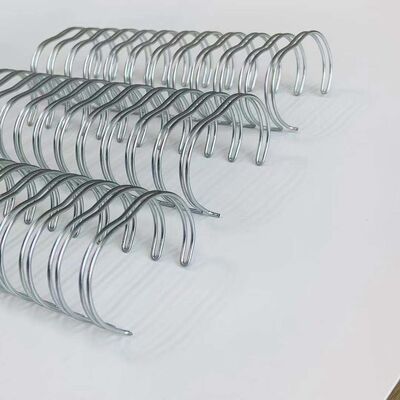 2:1 Pitch ID 44mm Metal Twin Loop Binding Wire For Notebook