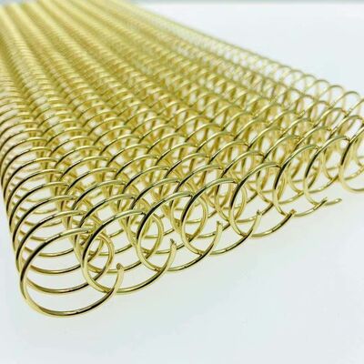 Electroplated 1" 46 Tooth Metal Spiral Coil Binding Supplies For Books