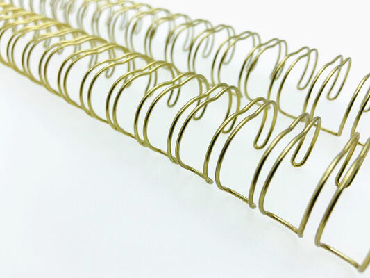 Spacing 2:1 1-3/4 Inch Gold Wire O Binding, Suitable For Notebook Calendar