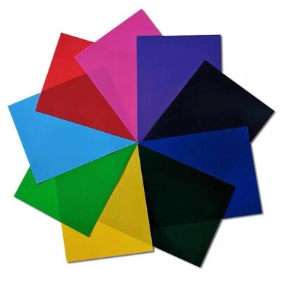 Single Side Frosted Color PVC Plastic Sheet Thickness 0.3mm - 1.0mm