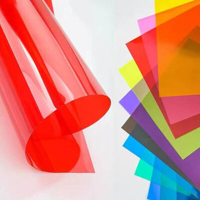 Single Side Frosted Color PVC Plastic Sheet Thickness 0.3mm - 1.0mm