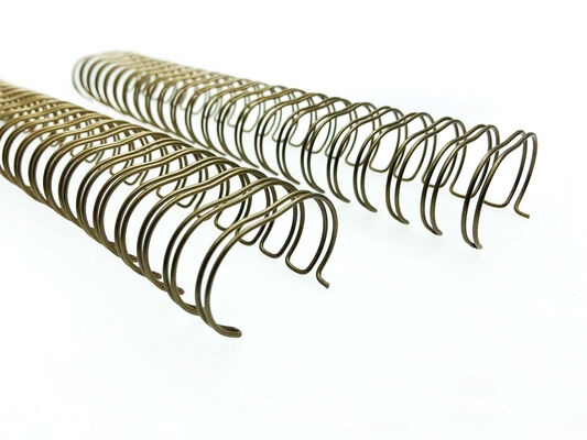 3/4" 19.1mm 2:1 Pitch Double Loop Wire, Wire-O, Wire Adhesive For Calendar