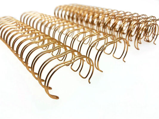 3/4" 19.1mm 2:1 Pitch Double Loop Wire, Wire-O, Wire Adhesive For Calendar