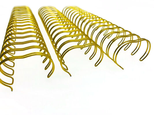 3/4" 19.1mm 2:1 Pitch Double Loop Wire, Wire-O, Wire Adhesive For Calendar