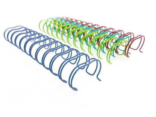 5/8" - 1-3/4" 2:1 Pitch Twin Loop Wire O Bindings For Notebook