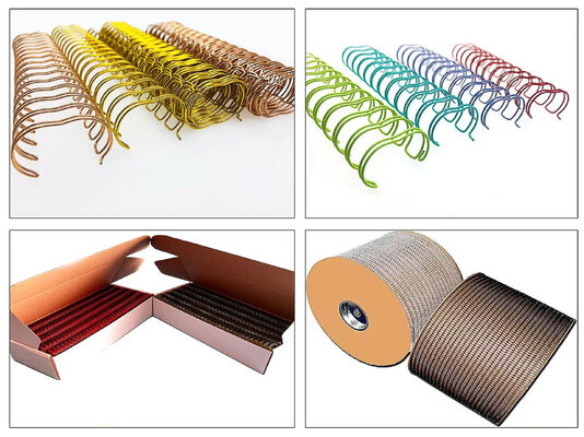 1/4" - 3/4" Twin Loop Wire O Binding Supplies 2:1 Pitch