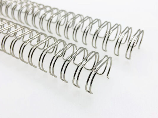 1-1/4" Gold Plated / Nylon Covered Twin Loop Bookbinding Wire