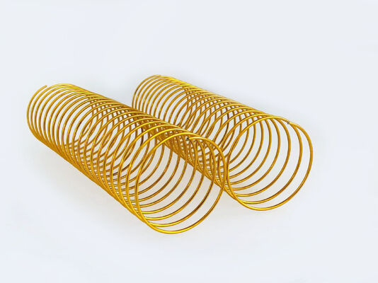 4:1 Pitch Encapsulation Metal Coil Binding Spines For Hardcover Calendar