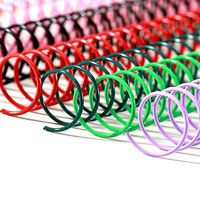 23.6mm Thick Metal Coil Binding 42.8mm For Hardcover Books Calendars