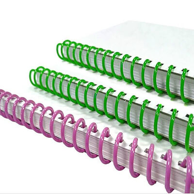 Colored PET 6mm Plastic Spiral Binding Coils 1/4 Inch For Children'S Books Notebooks