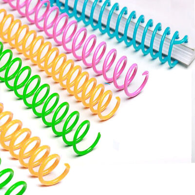 PVC / PET 50mm Spiral Plastic Coil Used For All Kinds Of Book Binding