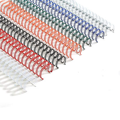 41mm Double Ring Twin Loop Wire Binding 3/4 inch For Notebooks And Calendars