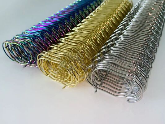 41.8MM Thickness Double Wire O Binding 3/4 Inch For Premium Textbooks